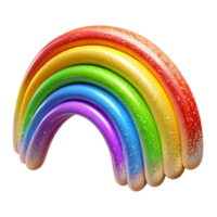 extraordinary rustic Vibrant Rainbow Brushstrokes Isolated for Graphic Design png
