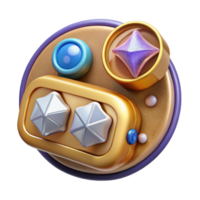 beautiful abstract Vr User Interface Icons Isolated for Mobile App Development original png