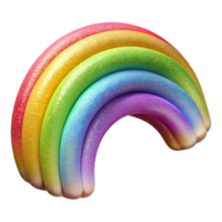 serene abstract Watercolor Rainbow Gradient Isolated for Colorful Designs detailed png