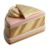 stunning rustic Wedding Cake Slice Dessert Portion Cutout for Menus genuine png