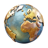 elegant contemporary World Map with Continents and Oceans Isolated for Educational Graphics authentic png