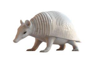 3D model of an armadillo wildlife animal textured shell wireframe png