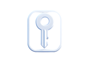Secure Key Icon Digital Security Access Control Privacy Protection Symbol for Websites and A png