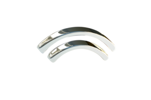 Abstract Chrome Arcs Modern Design Elements for Technology and Innovation png