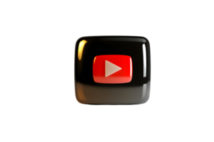 A sleek modern media player icon with a play button ideal for digital content and multimedia png
