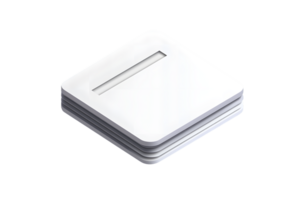 Stacked White Devices with Sleek Design for Modern Technology Concepts png
