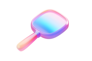 A vibrant magnifying glass with a gradient handle ideal for search and discovery themes png