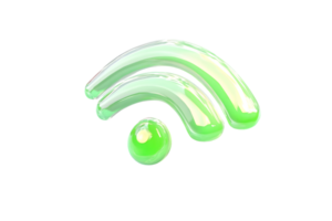 Glowing Green Abstract Shapes with Shiny Sphere Modern Design Elements for Creative Projects png