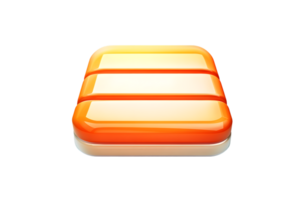 Stacked Layers Icon Modern Design with Gradient Colors for Apps Websites and Digital Project png
