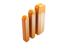 Abstract 3D Pillars in Warm Tones Modern Design Elements for Creative Projects png