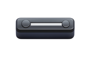Modern Minimalist Electronic Device with Sleek Design and Circular Buttons Ideal for Technolog png