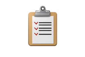 Clipboard with Checklist Organized Task Management and Productivity Too png