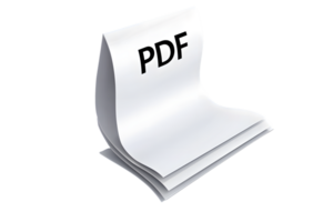PDF Document Icon Digital File Format Symbol for Download Print and Share png