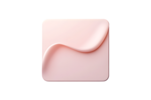 Abstract Minimalist Design with Soft Pink Gradient and Curved Lines png