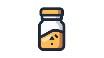 A jar with a smiley face design perfect for creative and fun projects ideal for designs relat png