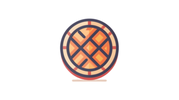 Geometric Circle Design with Intricate Patterns and Vibrant Colors for Creative Projects png
