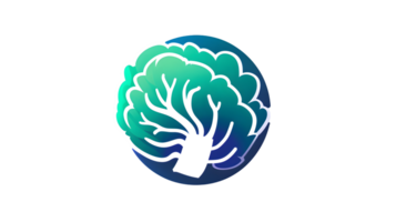 Stylized Cabbage Illustration with Gradient Background for Health and Nutrition Concepts png