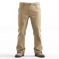Casual beige pants showcased, suitable for various occasions and styles. photo