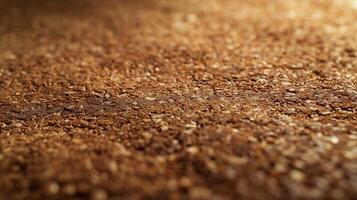 Close-up of a textured brown surface showcasing natural earthy tones. photo