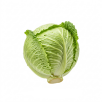 Head of cabbage with dew drops on transparent background. Fresh and appetizing, ideal for culinary projects and healthy food advertising. For balanced diet and natural lifestyle. png