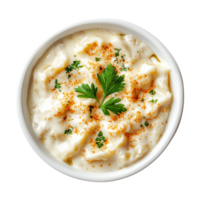 dumplings with cheese and parsley on a transparent background png