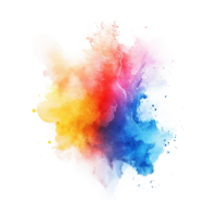a watercolor splash on transparent background png