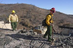 Palisades Fire burn zones on Tuesday