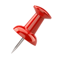 Vibrant Red Push Pin for Office and Home Organization. Ideal for Cork Boards, Notes, and Creative Projects. Keep Your Space Tidy and Stylish png