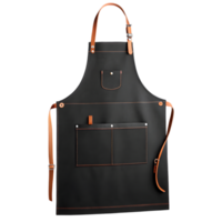 High-Quality Leather Apron for Cooking and Grilling. Perfect for Chefs, Crafting, and Home Use. Ideal for Protection and Style in the Kitchen or Workshop. png