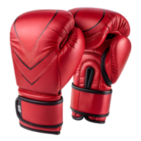 Durable Red Boxing Gloves for Training and Sparring. Perfect for Fighters and Fitness Enthusiasts. Enhance Performance and Ensure Safety in Every Workout. png