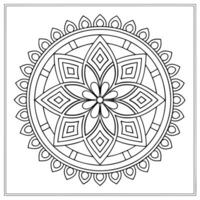 Mandala pattern White background vector
