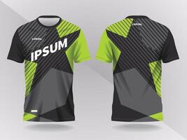 star abstract green and black background and pattern for sport jersey design vector