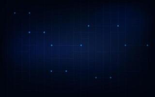 Blue tech grid digital background abstract technology network vector