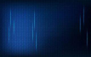 Binary code digital data stream network technology cyber security vector