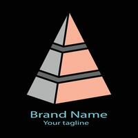 Valuable Unique Beautiful Abstract logo design For business company. Color editable. vector
