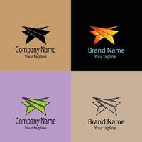 premier Beautiful Abstract logo design with different designs of the same shape For business company. Color editable. vector