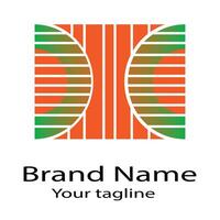 Latest Unique Abstract logo design with different designs of the same shape For business company. Color editable. vector