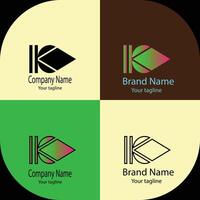top-tier Unique Beautiful Abstract logo with different designs of the same shape For bess company. usinColor editable. vector