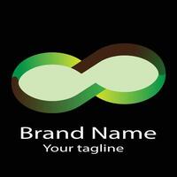 tremendous Unique Abstract logo design with different designs of the same shape For business company. Color editable. vector