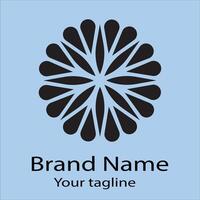 goodly Unique Abstract logo design For business company. Color editable. vector