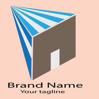 top-quality Unique Abstract logo design For business company. Color editable. vector