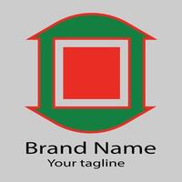 top-tier Unique Abstract logo design For business company. Color editable. vector