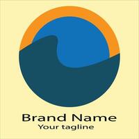 fabulous Unique Abstract logo design For business company. Color editable. vector