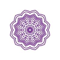Dreamy gradient wallpaper with mandala vector