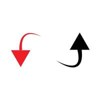 Arrows collection set of black icons Arrow icon art 2 vector