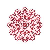 Beautiful flower art and mandala design vector