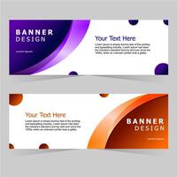abstract banner web template vector