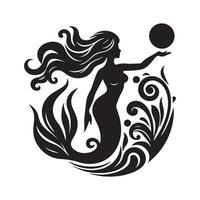 Mythical Mermaid A Symbol of Magic and Mystery vector