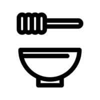 Honey icon. Spoon for honey, Dripping Honey Icon. illustration vector