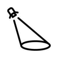 spotlights icon. Searchlight icon. illustration for mobile concept and web design. vector